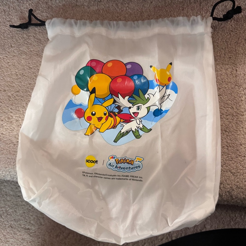 Pokemon Air Adventures Drawstring Bag